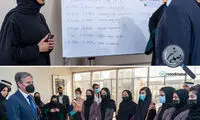 دیدار بلینکن با تیم ربوتیک دختران افغانستان