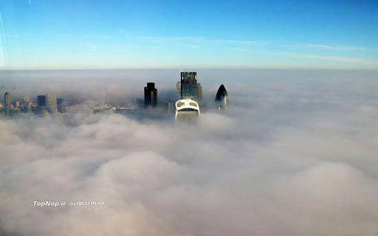 مه غلیظ در بریتانیا +عکس
