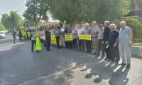 تجمع اعتراضی بازنشستگان در چند استان
