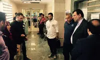 مرادی به عیادت قهرمان وزنه برداری جهان رفت