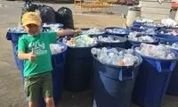 ماجرای شرکت بازیافت زباله پسربچه 7 ساله!