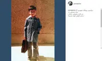 پارسا پیروزفر با روپوش مدرسه در سال 57