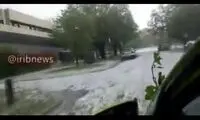 بارش تگرگ قلوه‌سنگی در استرالیا!