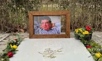 سنگ مزار شجریان سالم است
