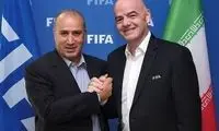 رئیس فیفا به مهدی تاج پیغام داد