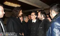 پاشایی در مراسم ختم همسر بنیامین+عکس
