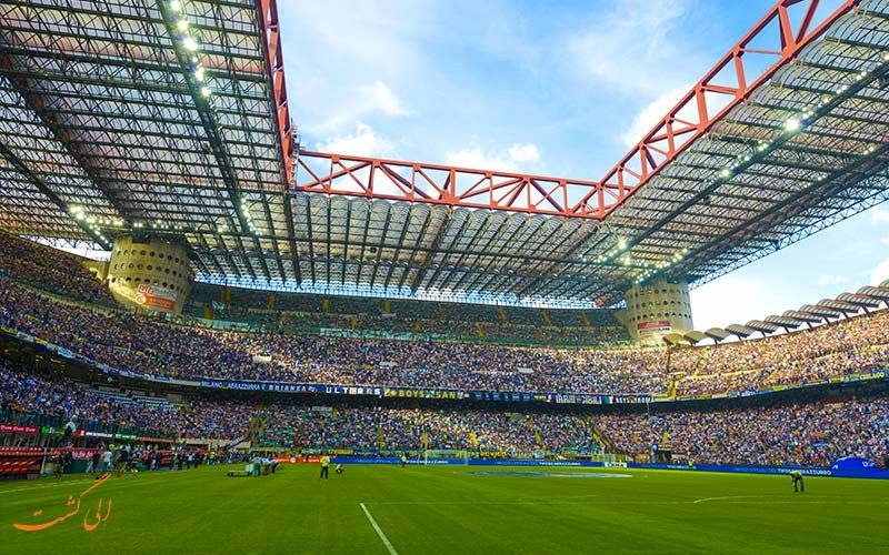 تصویری زیرخاکی از بزرگ‌ترین ورزشگاه کشور ایتالیا