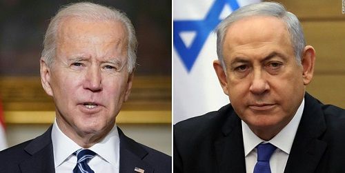 تماس تلفنی بایدن با نتانیاهو