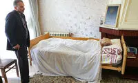 پیکر آیت‌ الله خزعلی پس از فوت +عکس