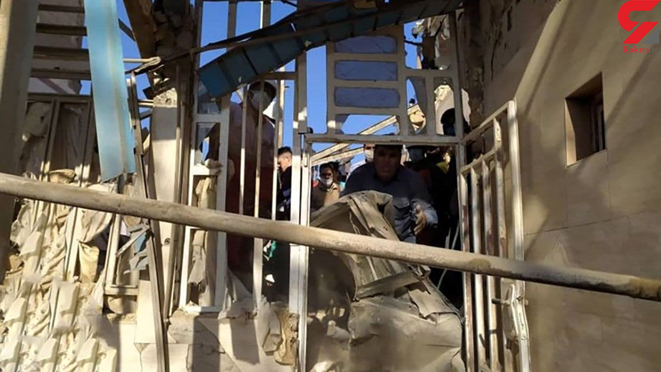انفجار مهیب یک منزل مسکونی در کاشان