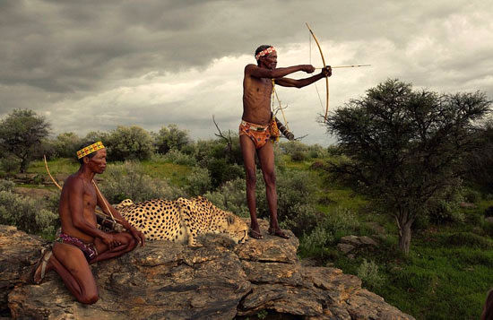 رابطه جالب بومیان نامیبیا با پوزپلنگ‌ها +عکس