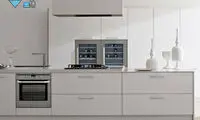 آرامش در آشپزخانه با این کابینت‌های سفید