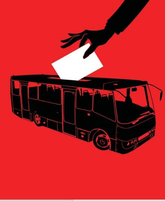 کاریکاتور: رأی اتوبوسی!