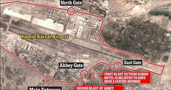 تازه‌ترین آمار تلفات و زخمی‌های انفجار فرودگاه کابل