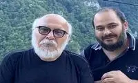 چهره غم‌زده علیرضا داوودنژاد در سوگ فرزندش