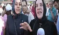 عکس: معترض محجبه اردوغان