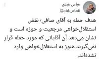 واکنش به هجمه‌ها علیه آیت الله صافی