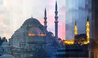 ترکیب روز تا شب اماکن معروف در یک عکس