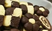 طرز تهیه کوکی دو رنگ