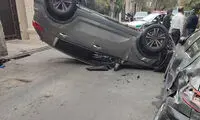 تصادف عجیب اسپورتیج در تهران!