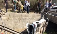 تصاویری از یک تصادف عجیب در بزرگراه لشگری