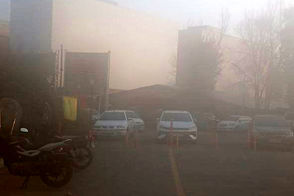 تصاویری عجیب از آلودگی هوا در منطقه 12 تهران 