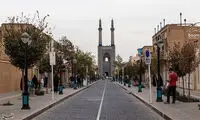 مراسم «پوش کشی» در مسجد جامع یزد