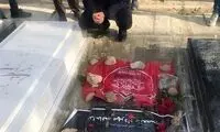 حضور مدیرعامل پیکان بر سر مزار میناوند