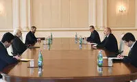 دیدار و گفتگوی ظریف با رئیس‌جمهور آذربایجان