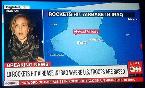 بهت و حیرت خبرنگار CNN از حملات موشکی ایران