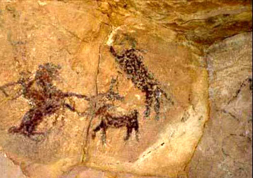 عکس: نقاشی 9 هزار ساله در کوهدشت