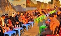 مراسم حشد الشعبی در نزدیکی سفارت آمریکا