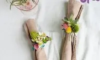 دستمال سفره بهاری، برای میزهای بهاری