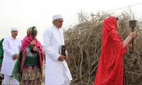 تصاویر دیدنی از آیین باستانیِ «سده» زرتشتیان