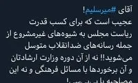 مصاحبه میرسلیم با بی‌بی‌سی فارسی