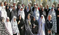 عکس: زنان آلمانی در حرم امام رضا(ع)