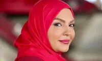 لوس‌بازی عجیب خانم بازیگر روی آنتن تلویزیون 