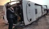 تصاویر هولناک از له شدن پژو ۲۰۷ در جاده اصفهان
