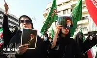 تصویری پربازدید از حاشیه تجمع مردم تهران 