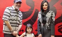 دختر مهران غفوریان و هادی حجازی‌فر در کلاغ