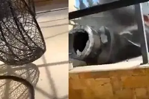 سقوط قطعات یک موشک ایرانی در حیاط یک خانه در اردن