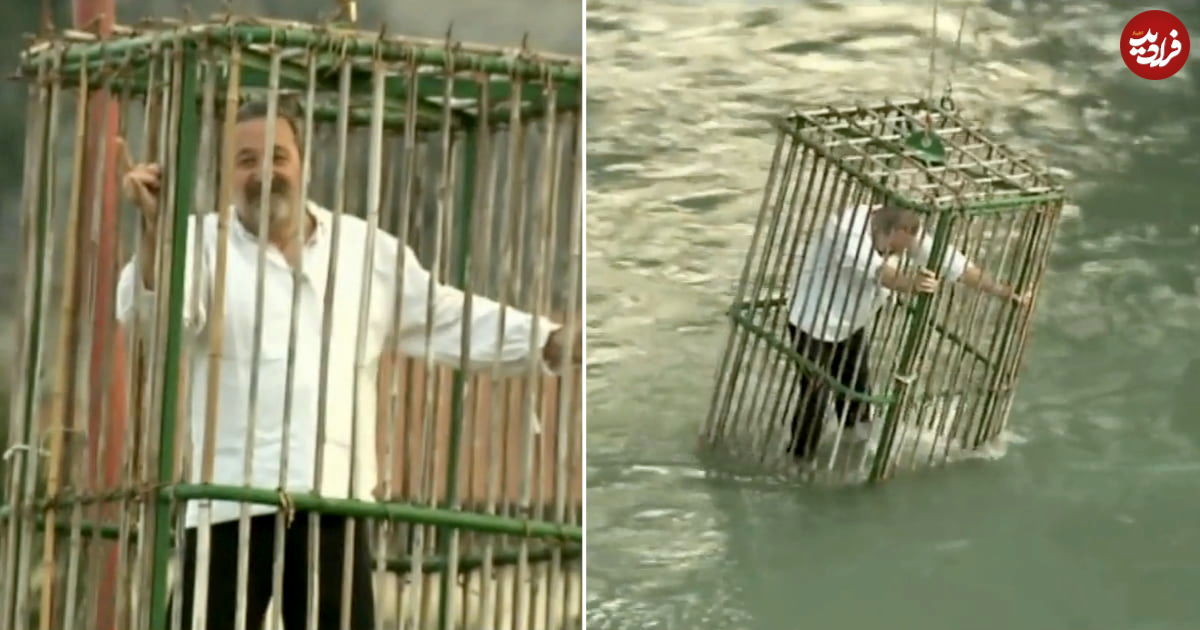 مراسم عجیب غرق کردن یک سیاستمدار در رودخانه!