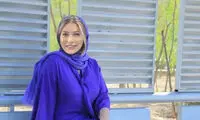 تصویر عاشقانه فریبا نادری از طبیعت پاییز