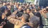 نحوه خروج فرمانده سپاه از محدوده مصلی پربازدید شد