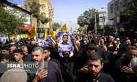 عکس جدید از محمد مخبر در یک مراسم تشییع