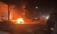 تصاویری از یک انفجار مشکوک در سوریه
