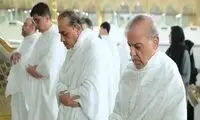 لحظه ورود عاصم منیر و شهباز شریف به داخل کعبه