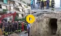گیر کردن دزد در تونلی که برای سرقت کنده بود!