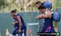 آل کثیر، بی توجه به شایعات در تمرین سپاهان