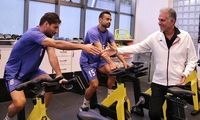 ملی‌پوشان این شکلی در تمرین خوابیدند